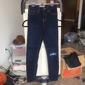 Top shop Jamie High Waisted Ripped Skinny Jeans